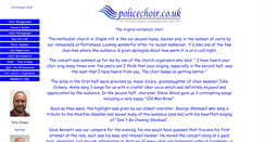 Desktop Screenshot of policechoir.co.uk