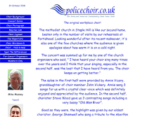 Tablet Screenshot of policechoir.co.uk